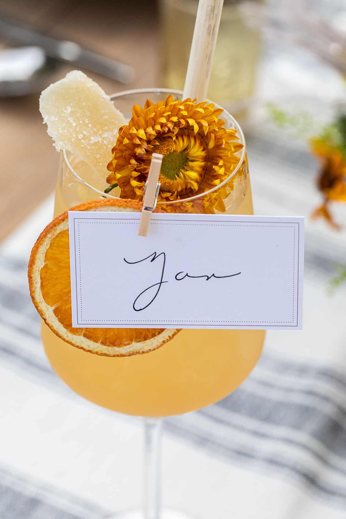 A large apple cider punch served at a Harvest party.