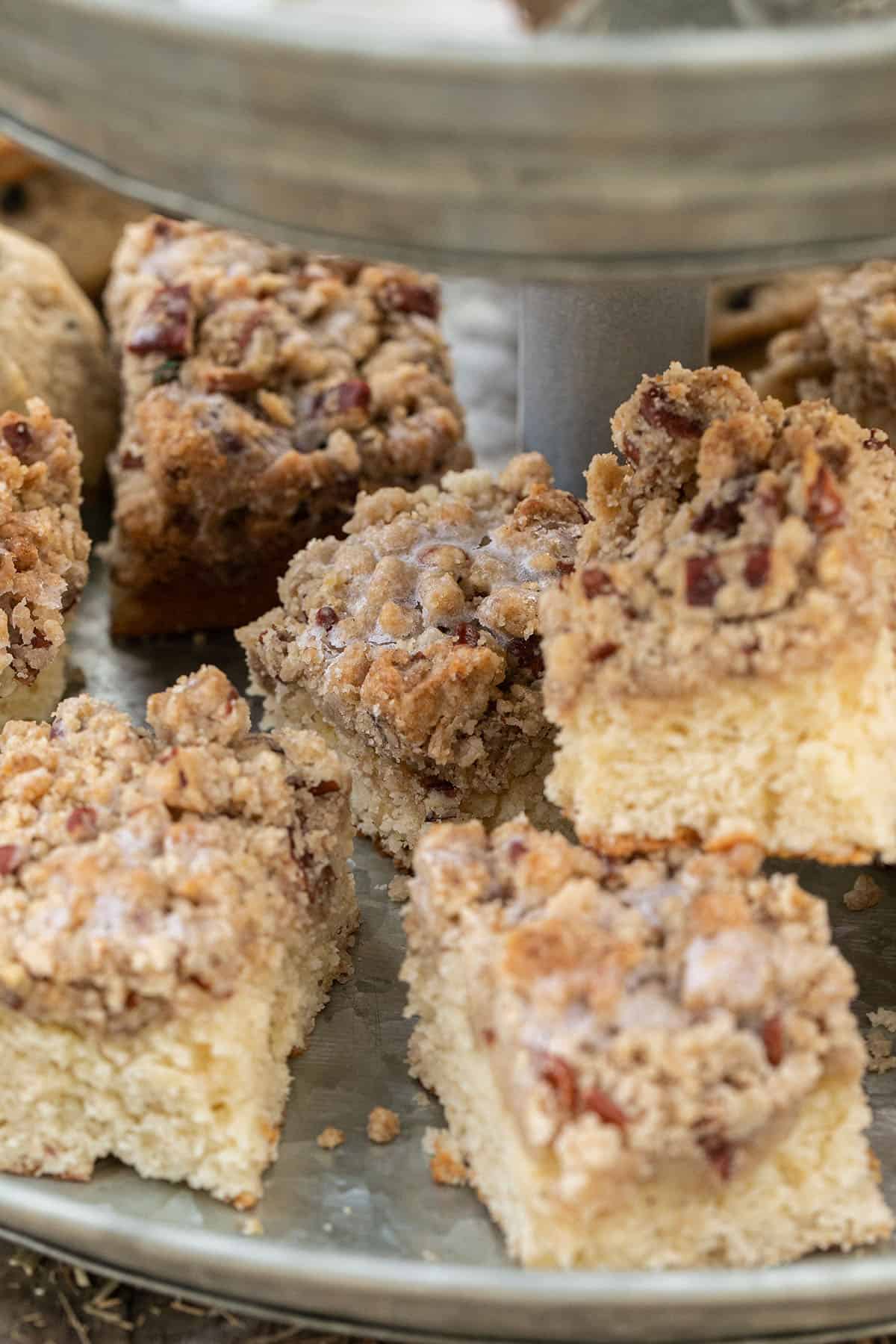 fall harvest dessert crumb cake