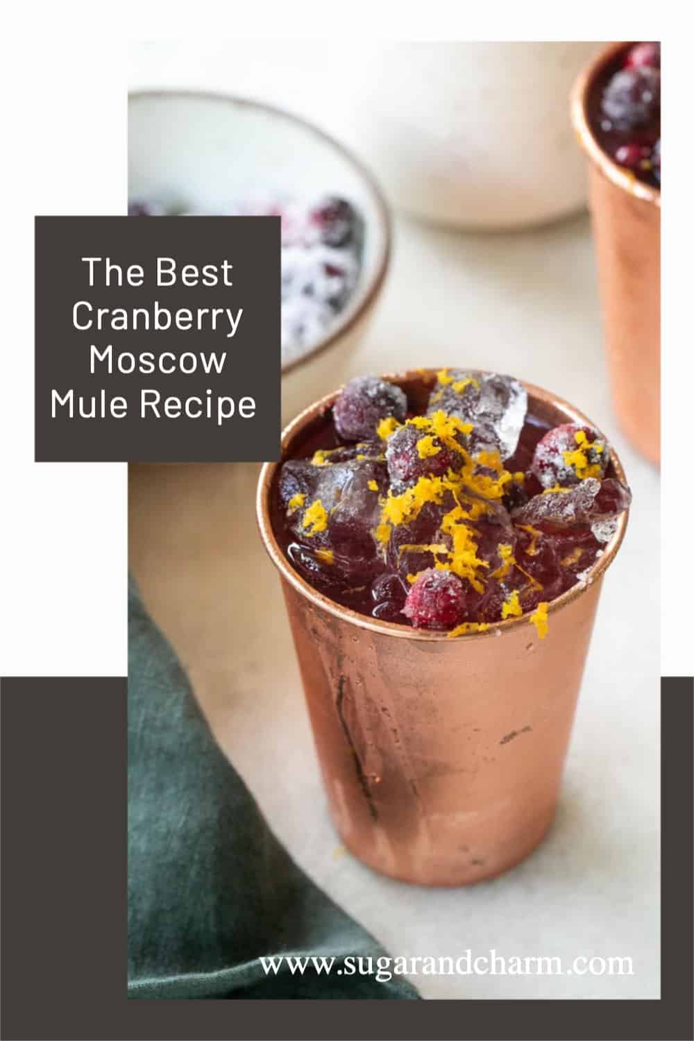 Cranberry Moscow mule