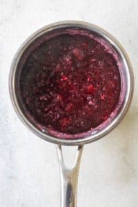 cranberry simple syrup