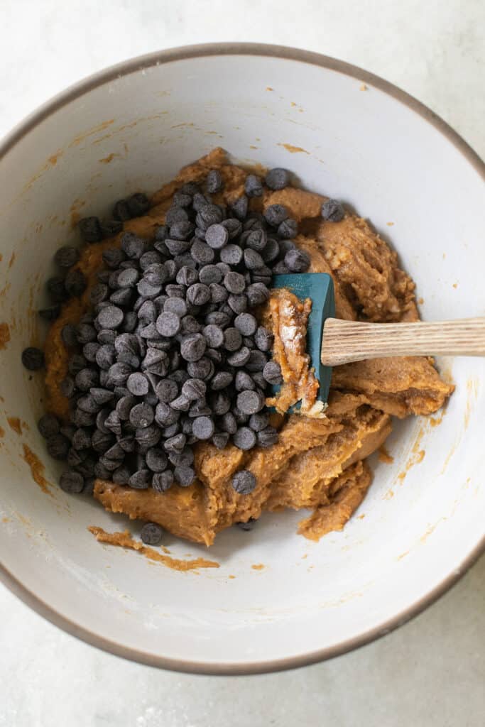 Pumpkin chocolate chip cookie dough. 