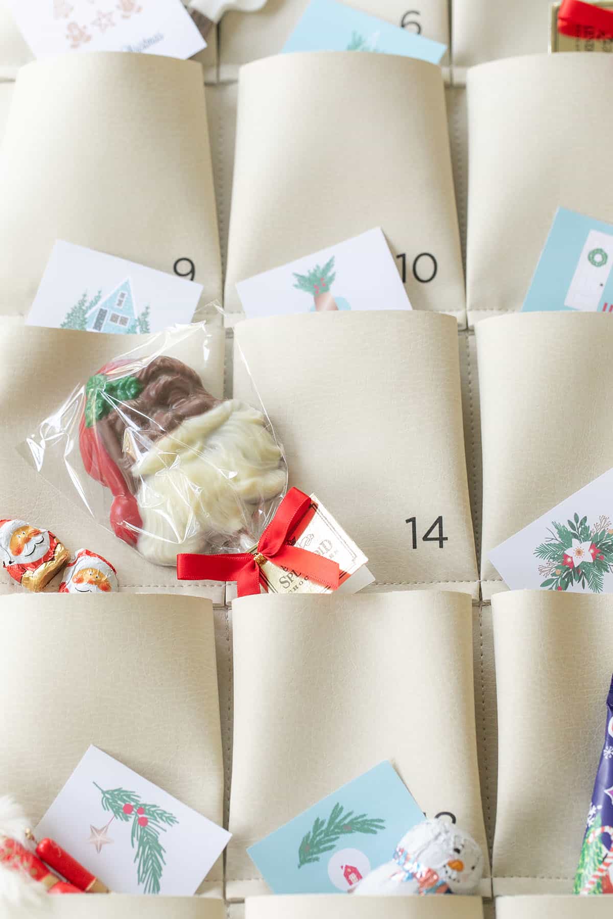 Christmas advent calendar printable