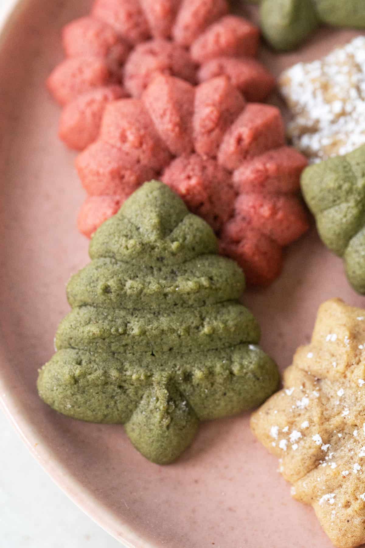 Christmas spritz cookie recipe