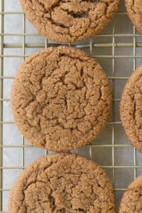 chewy gingersnap cookies