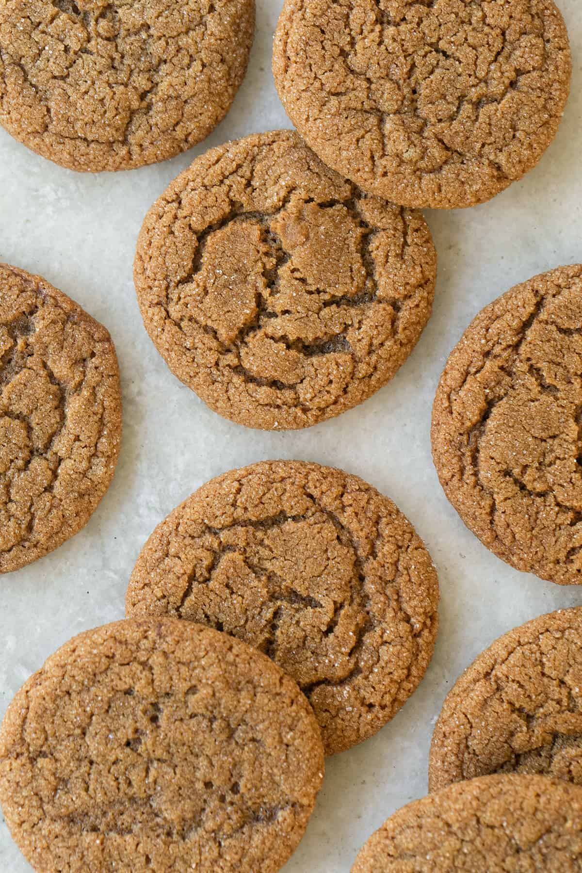 Best gingersnap cookie recipe with sugar coating.