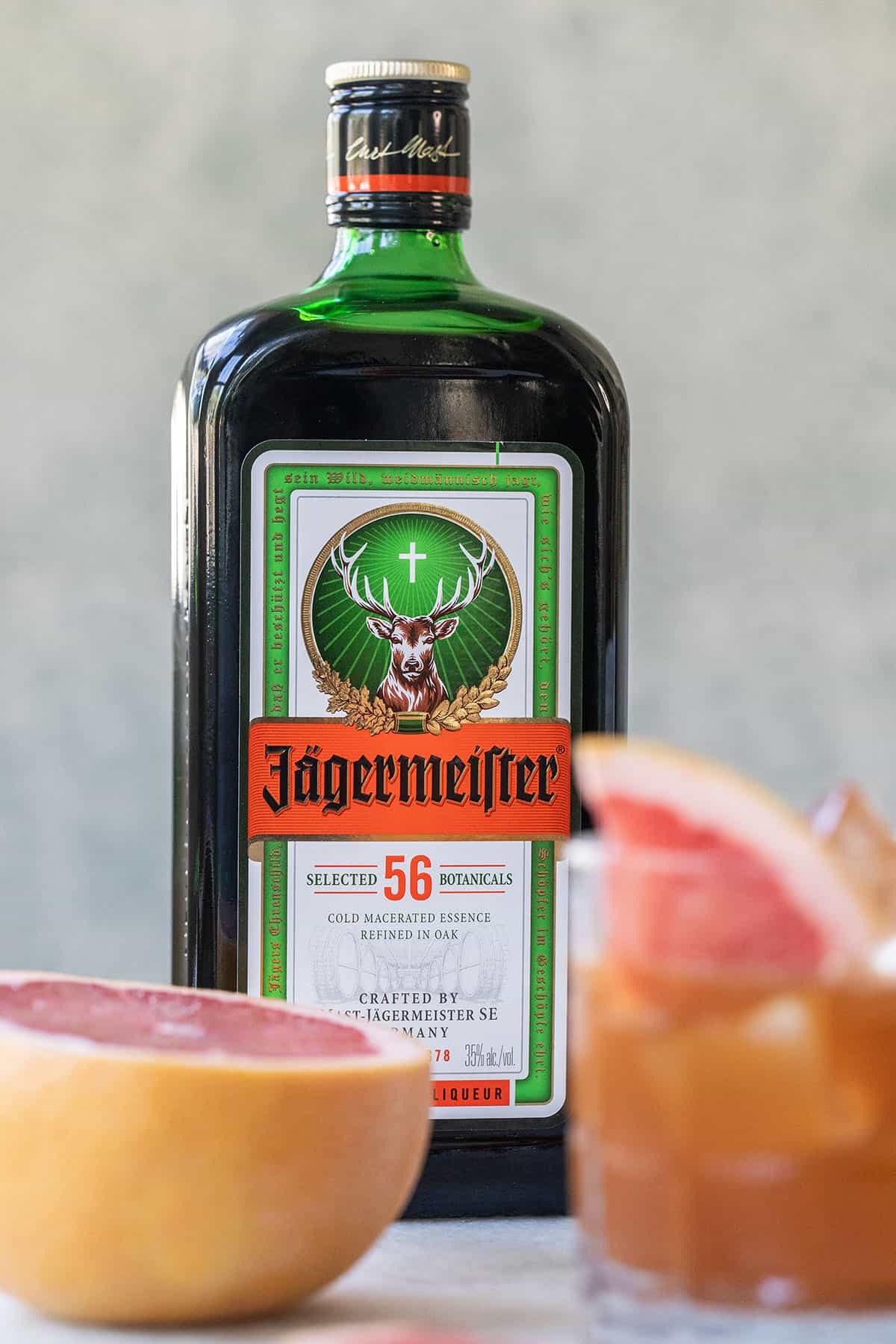  Jagermeister and grapefruit