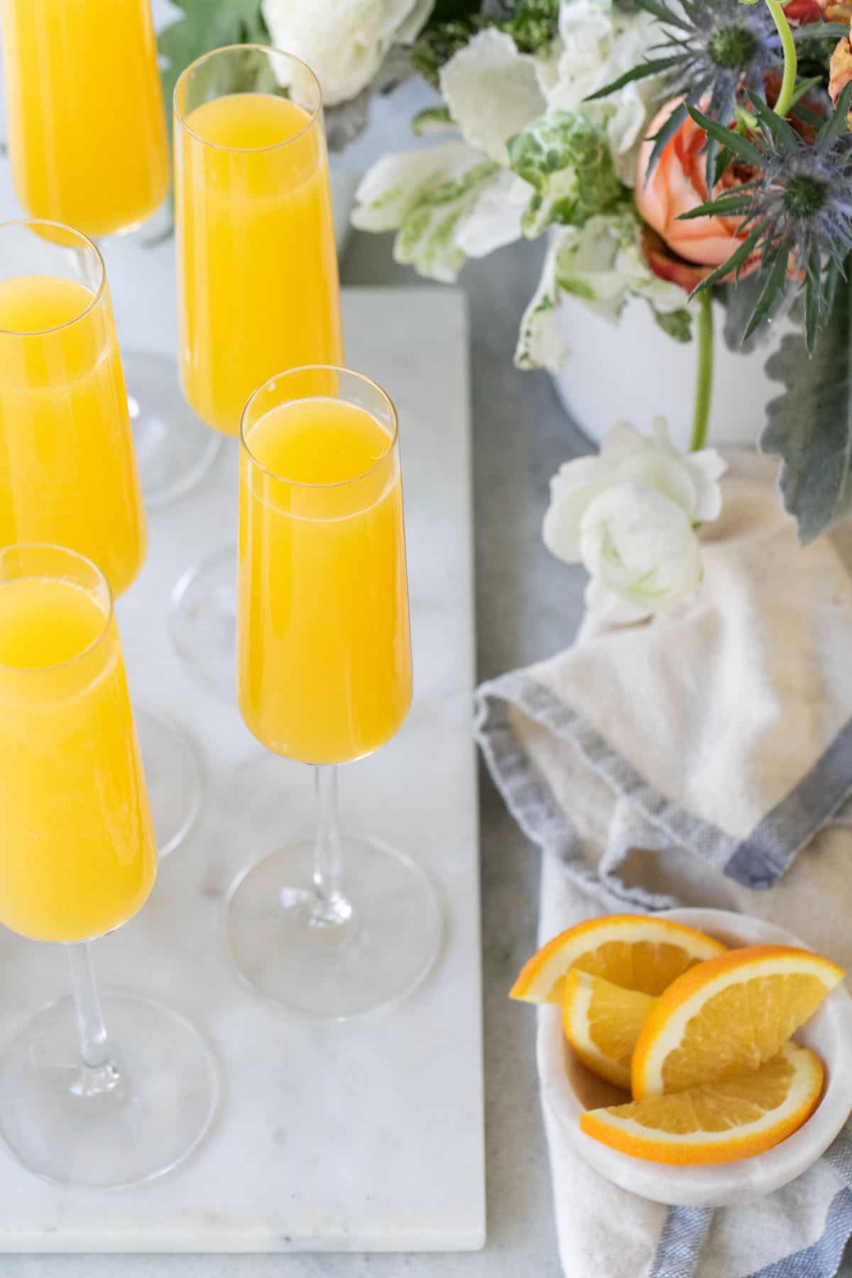 mimosa made with Prosecco