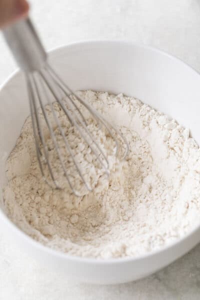 whisking self-rising flour
