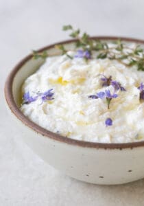 whipped goat cheese dip
