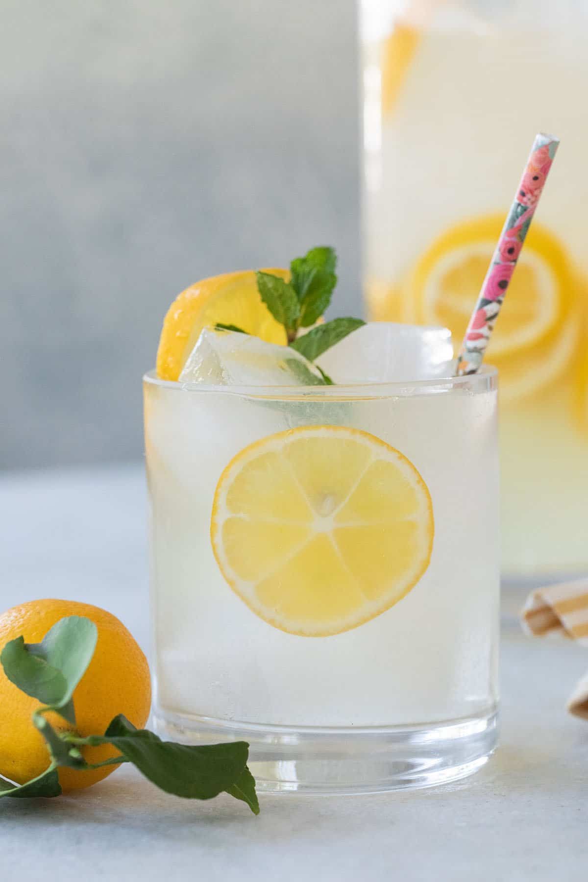 lemonade in a glass