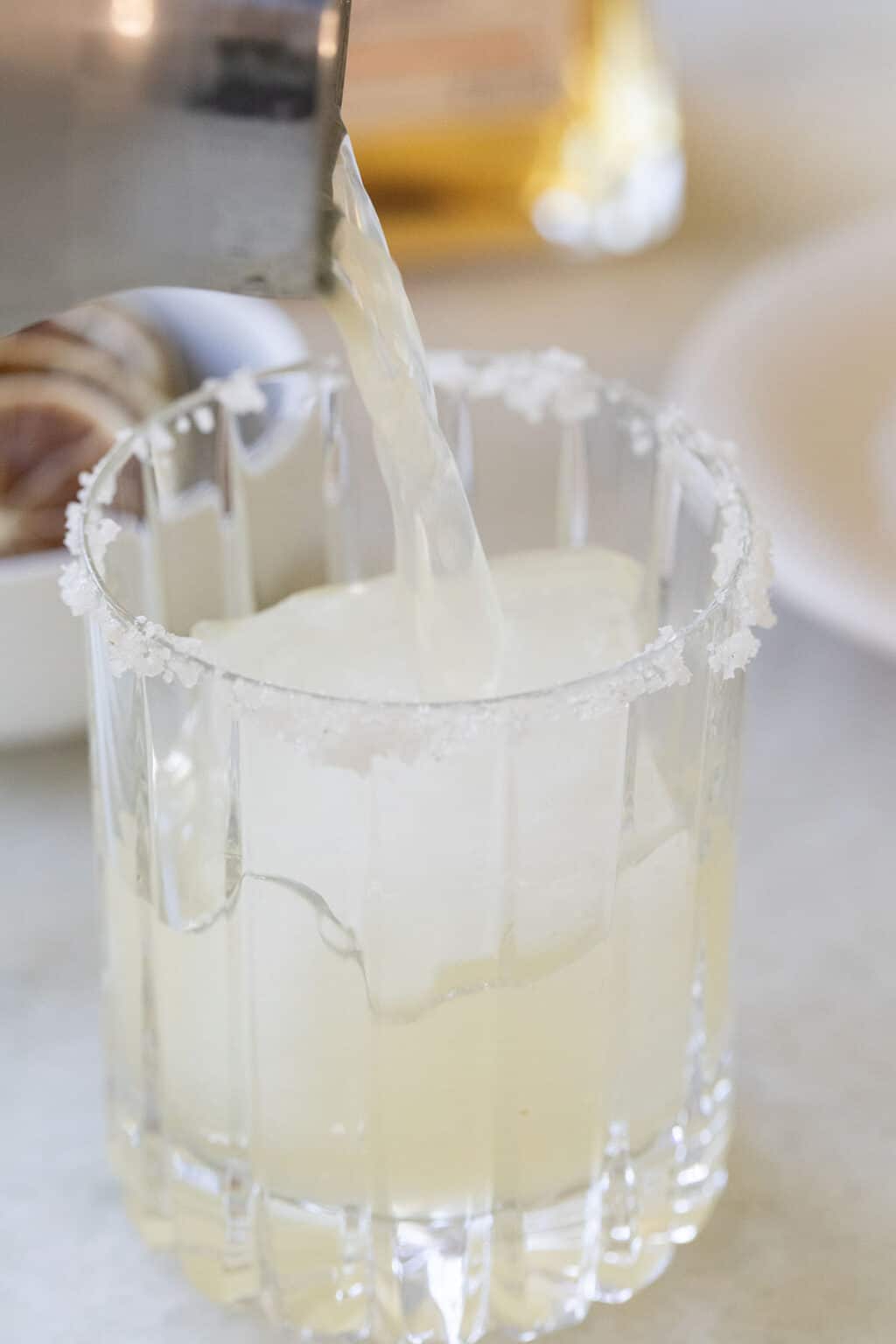 How To Make A Golden Margarita Cocktail Sugar and Charm