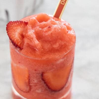 frozen strawberry cocktail