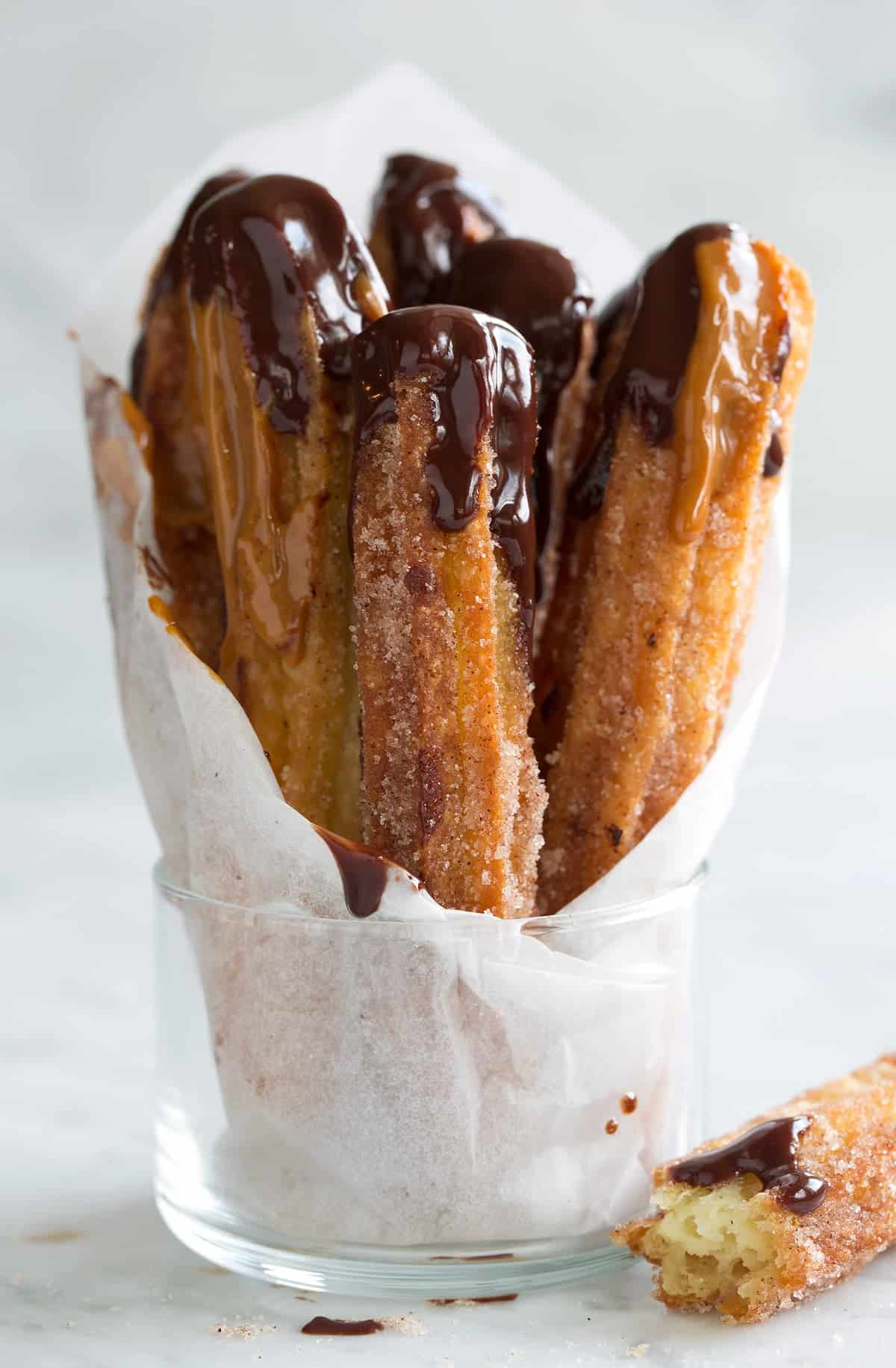 churros in a cup