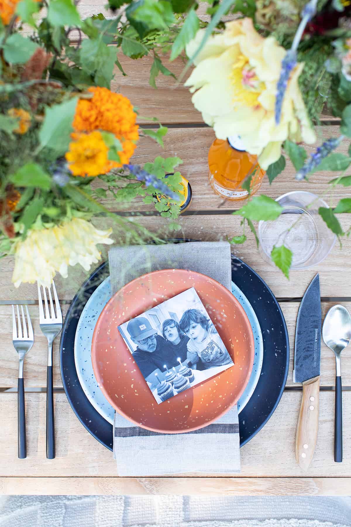 Ideas for a Father's Day table setting
