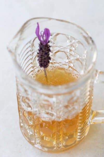 honey simple syrup with lavender
