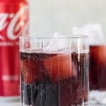 Kalimotxo in a glass with ice