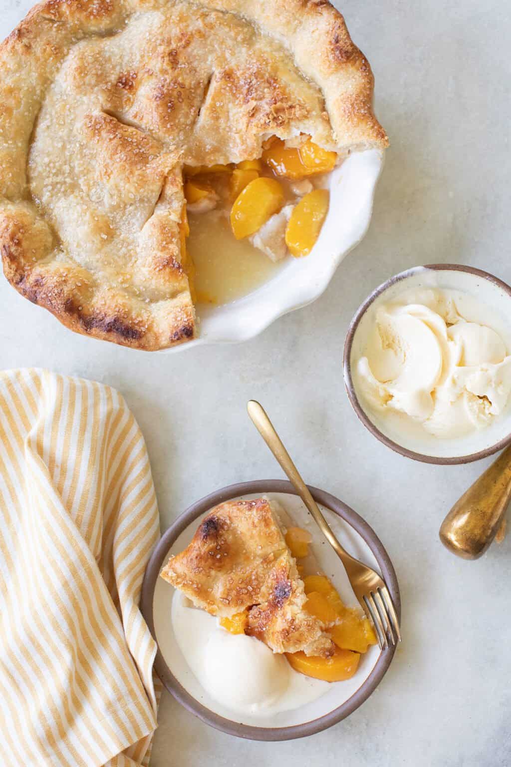 Easy Canned Peach Pie Recipe Sugar and Charm