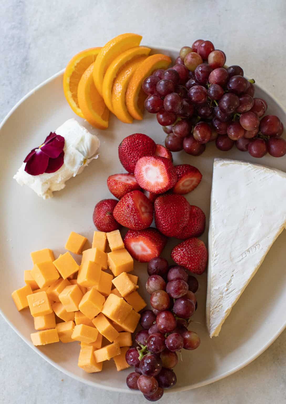 How to Make The Best Fruit and Cheese Platter Sugar and Charm