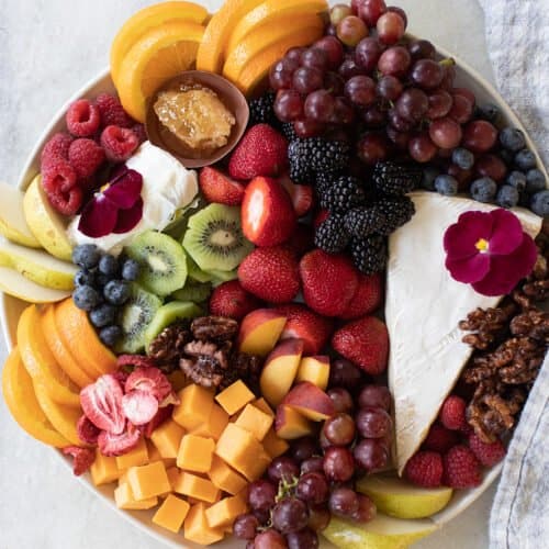 Fruit and Cheese Platter - Sugar and Charm