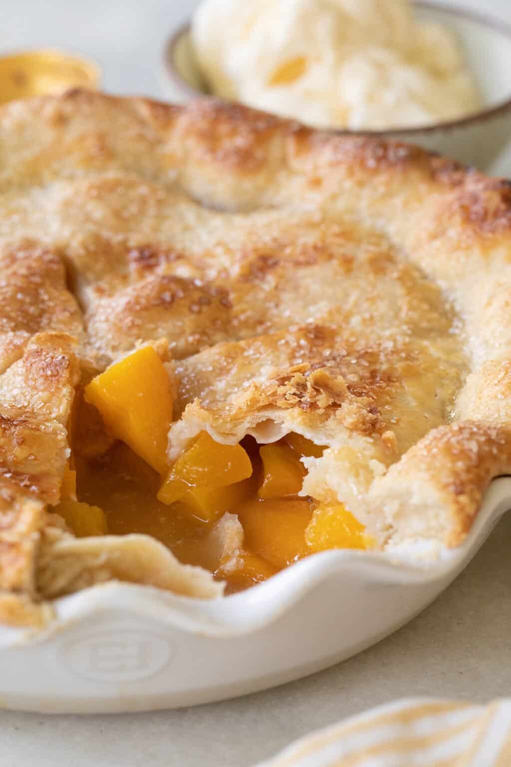 Canned Peach Pie Recipe Sugar and Charm