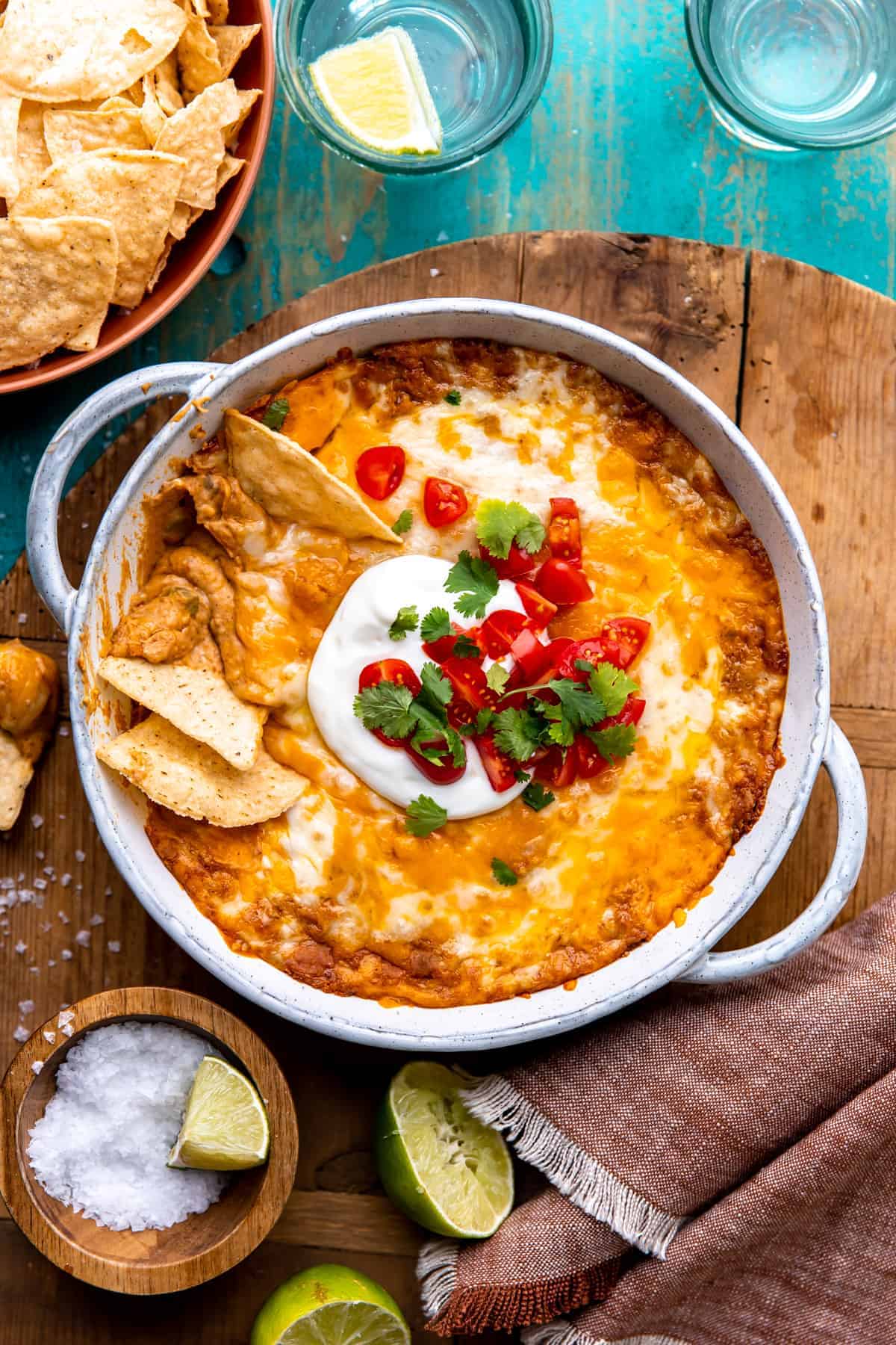 spicy bean dip appetizer 