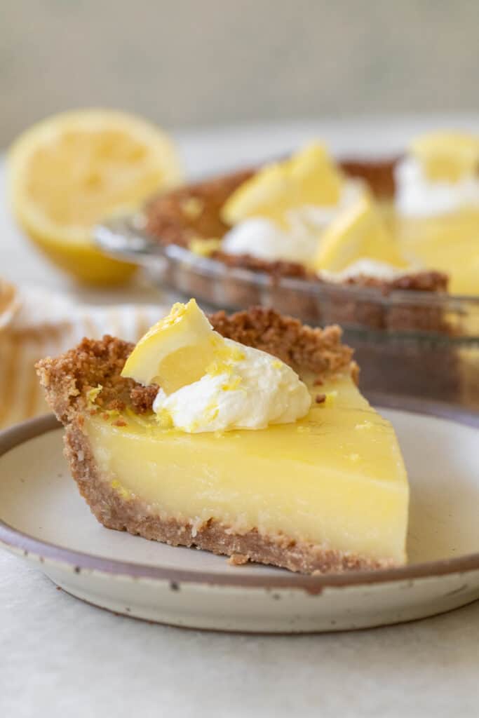 The Best Lemon Pie Recipe With Graham Cracker Crust Sugar And Charm