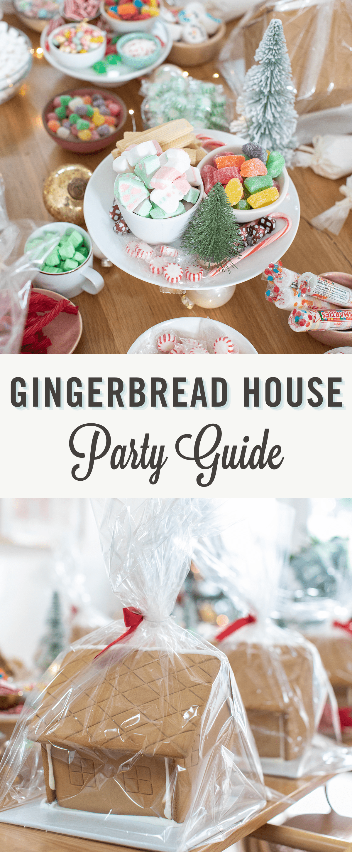 How to host a gingerbread house party.