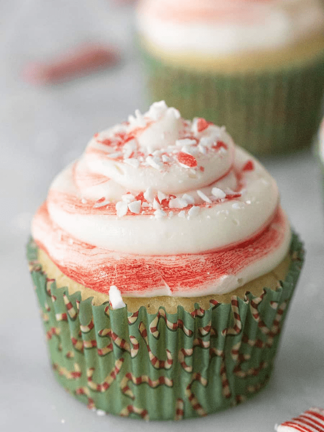 Candy Cane Cupcakes Story