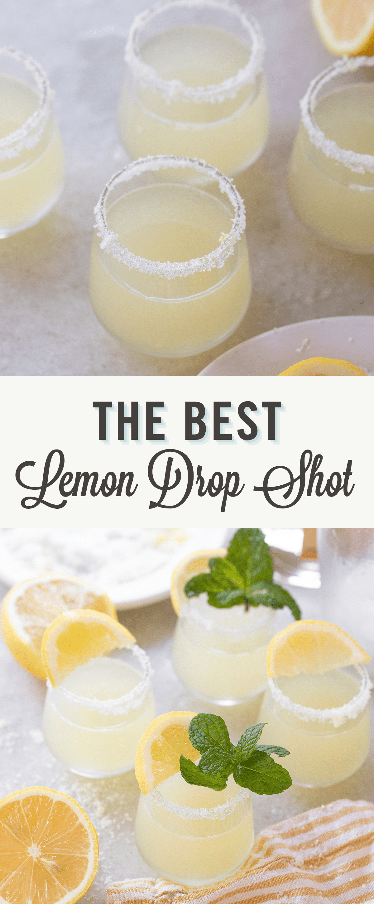 The best lemon drop recipe with title.