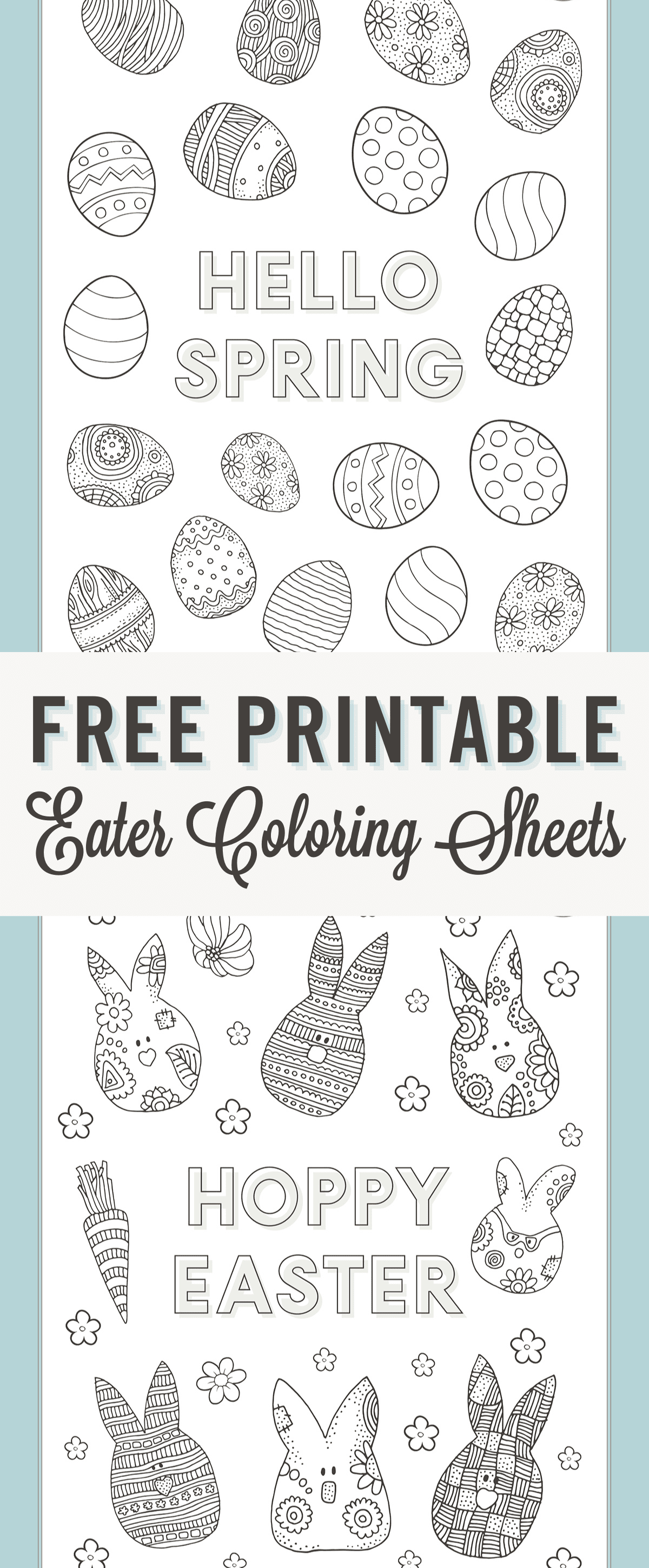 Easter Coloring Sheets