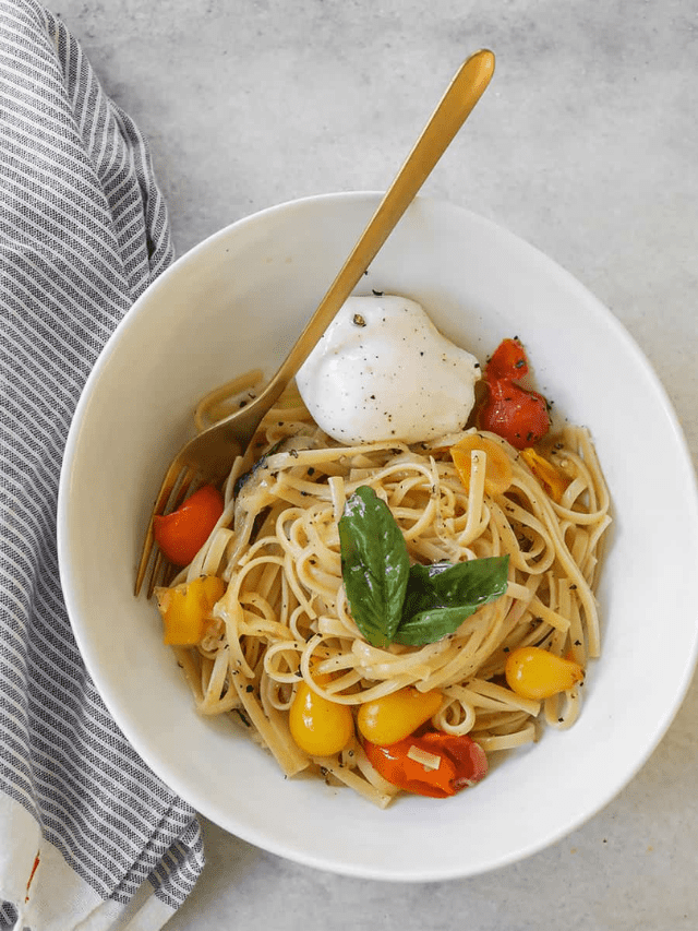 One Pan Basil And Tomato Pasta Recipe Story