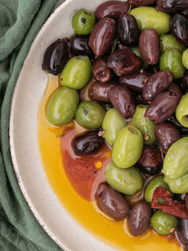The Best Warm Marinated Olives Story