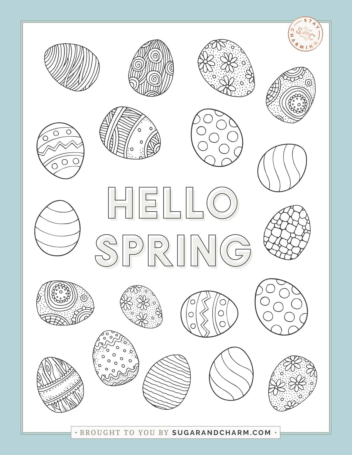 Easter printable coloring sheets best sale