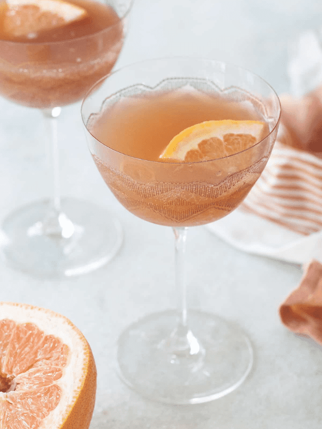 Sparkling Grapefruit Martini Story