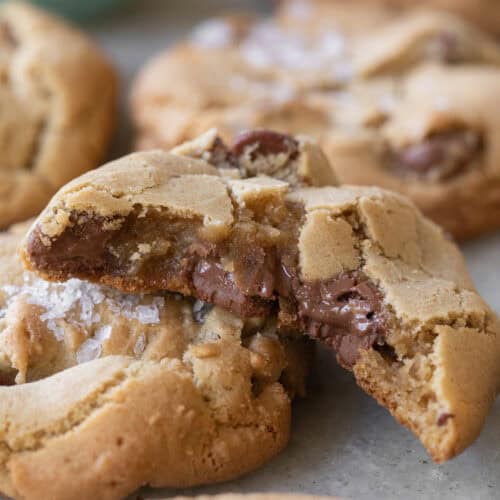 Chocolate chip cookies made with no butter.