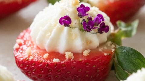 Deviled Strawberries Recipe