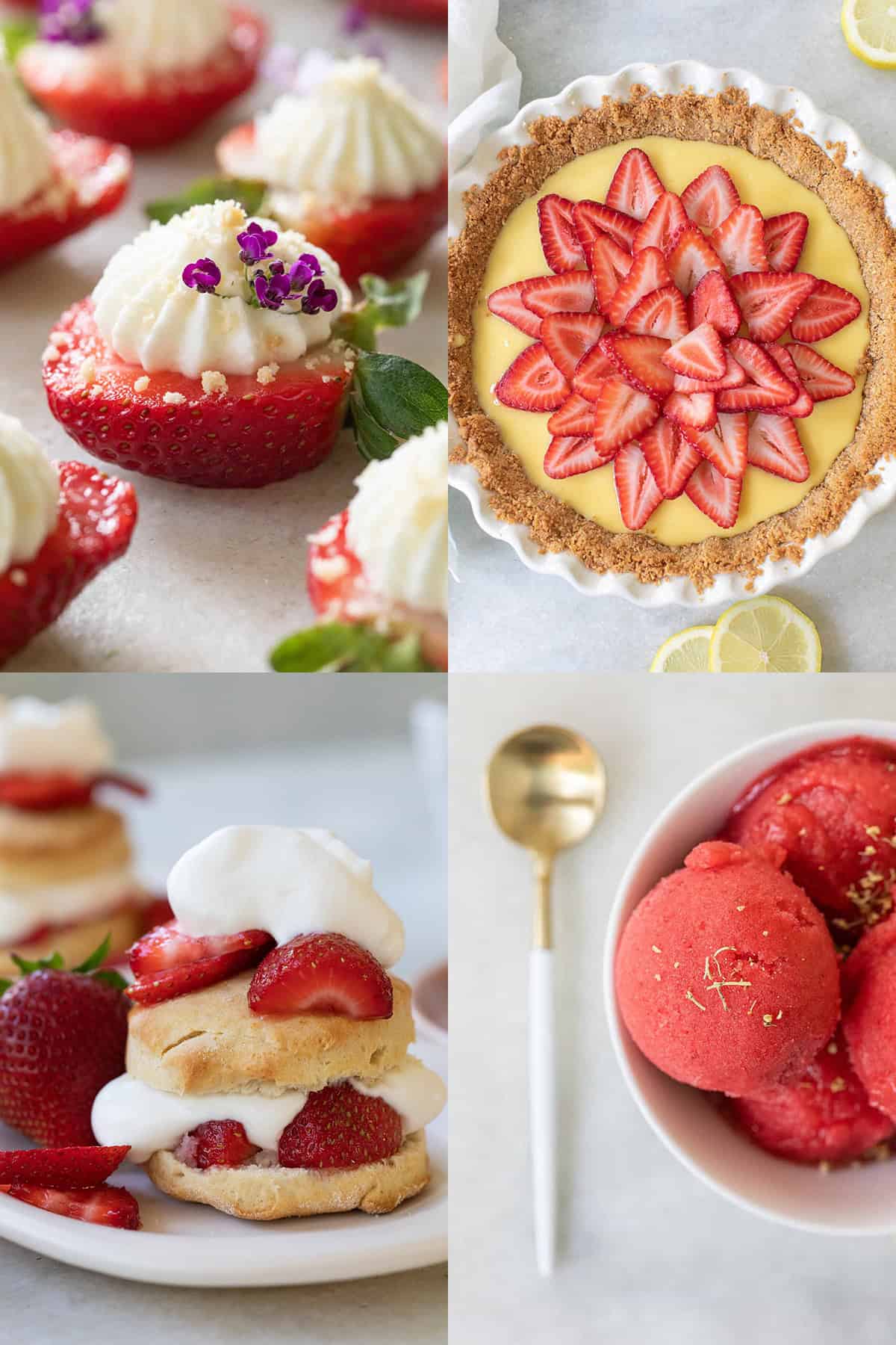 The best strawberry desserts.