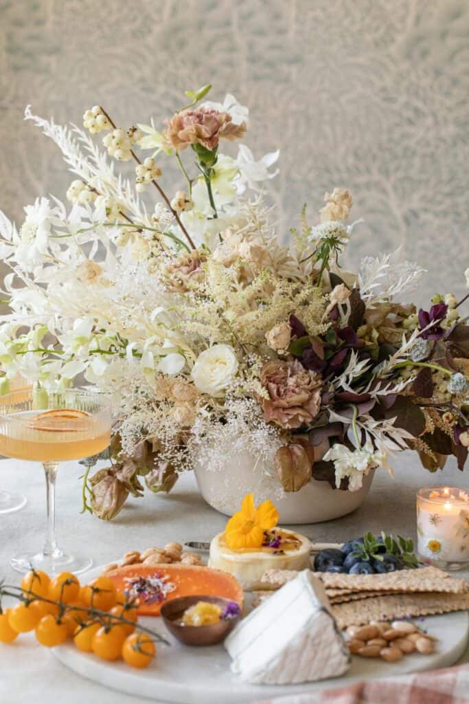 variety of foods on a table