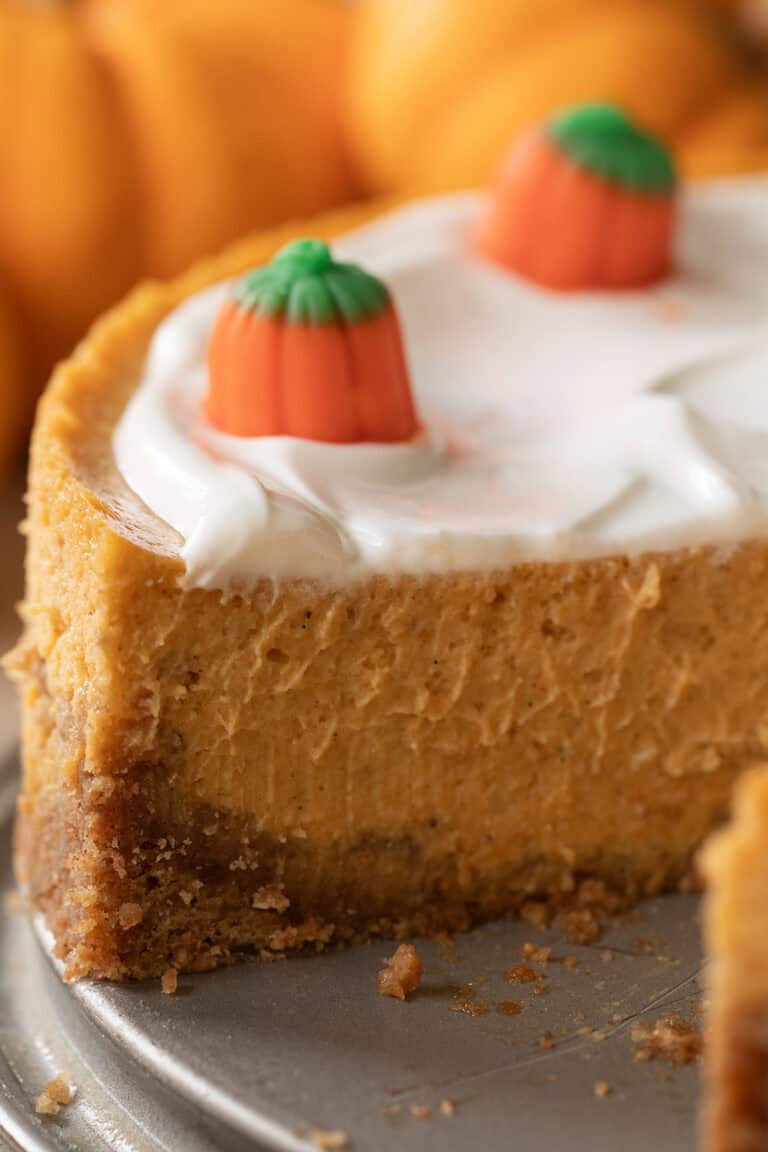 Pumpkin Cheesecake Recipe - Sugar and Charm