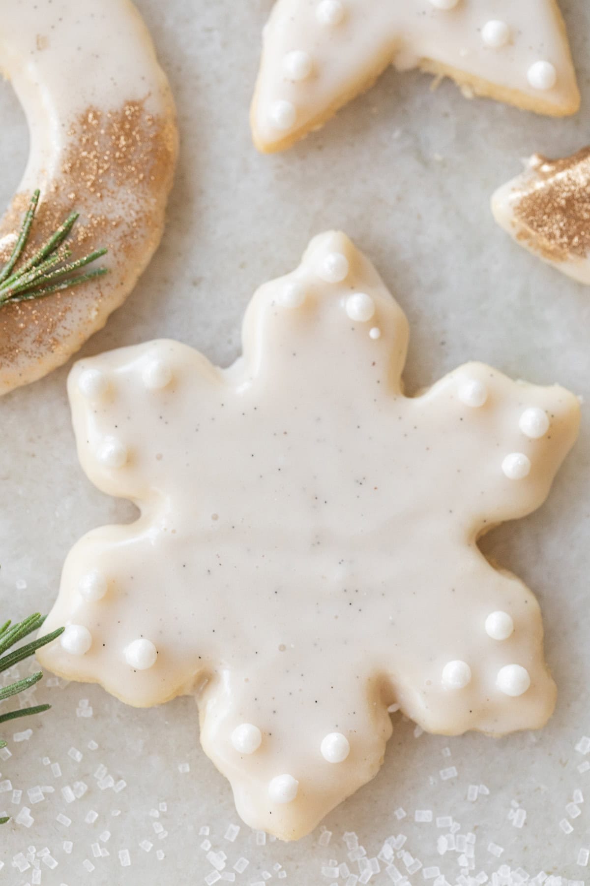 Christmas cutout cookies.