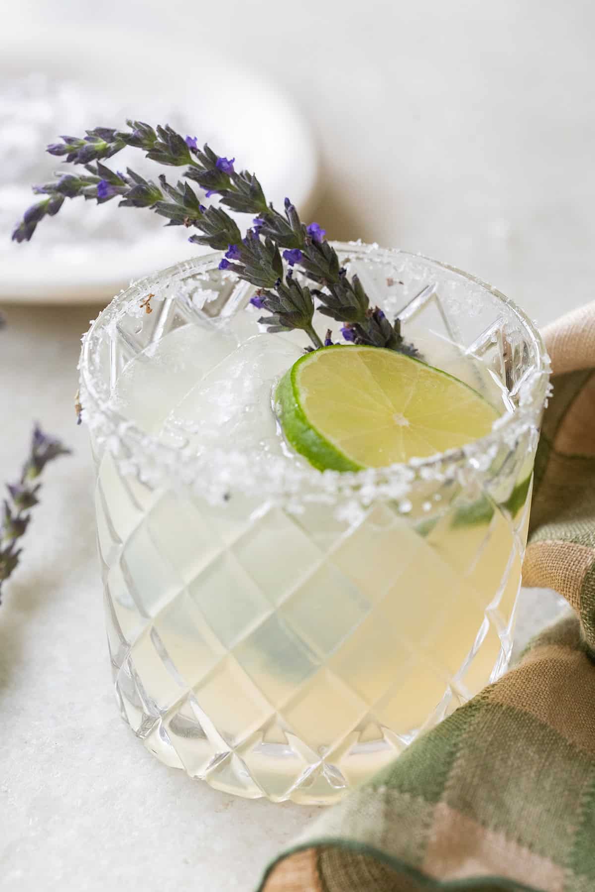 Lavender margarita recipe.