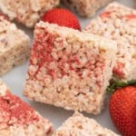 Strawberry Rice Krispie Treats.