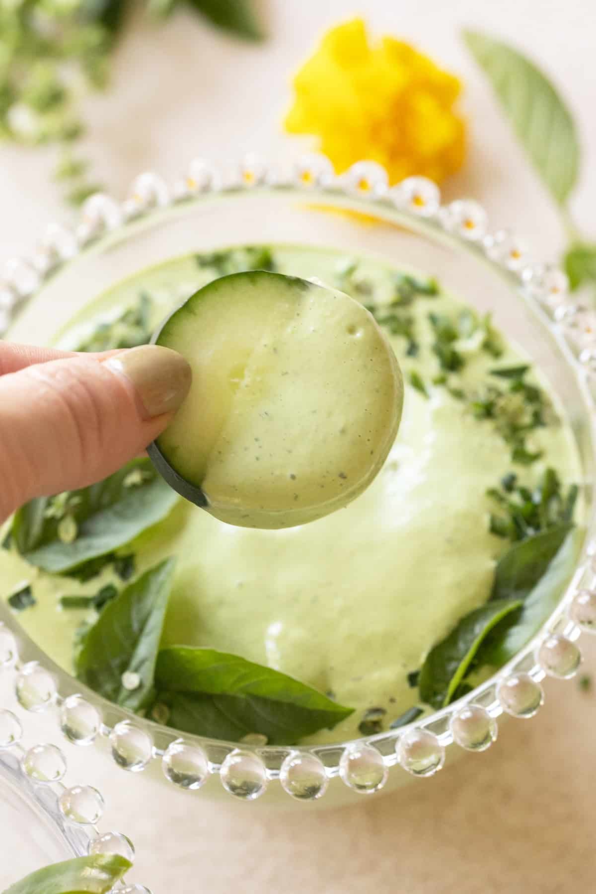 Green goddess dip.