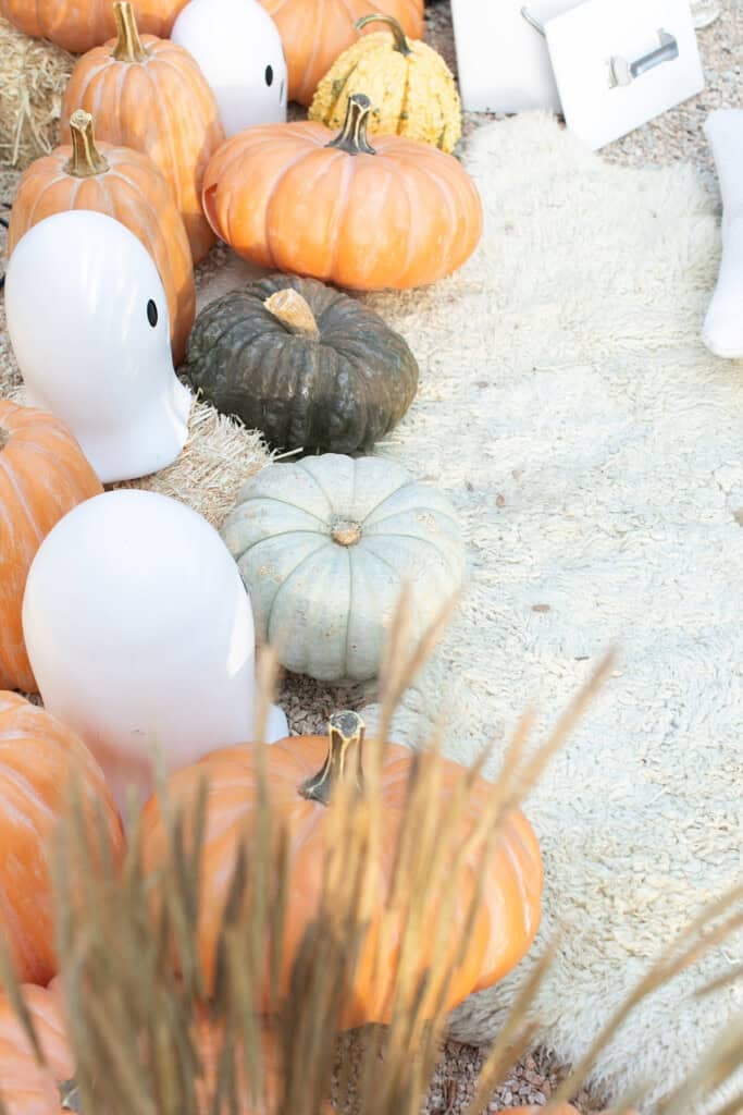 Pumpkins for a Halloween movie night. 