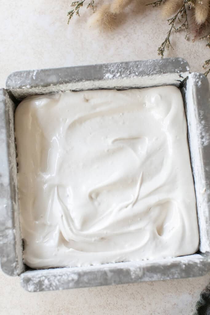 Four ingredient maple syrup marshmallows.