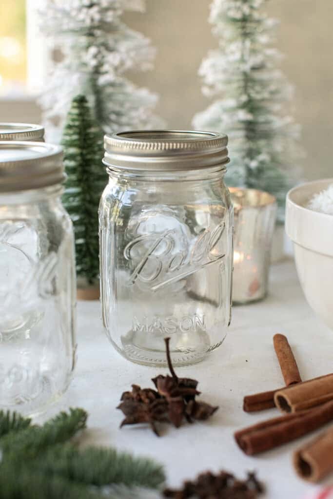 An empty Ball jar to make a simmer pot.