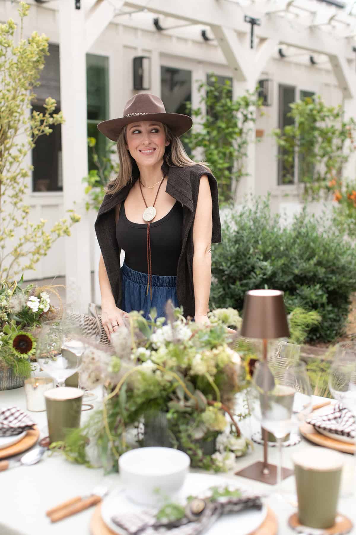 Eden Passante at her rodeo party.